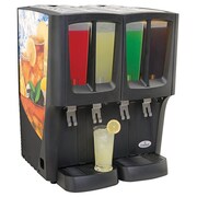 CRATHCO C-4D-16 G-Cool Quadruple 2.4 Gallon Bowl Premix Cold Beverage Dispenser with Iced Tea Decal 385C4D16IT